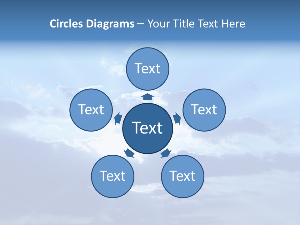 Natural Wind Dark PowerPoint Template