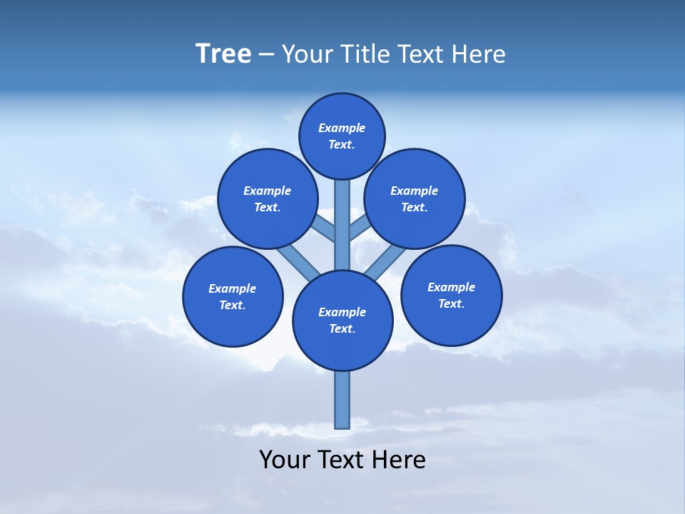 Natural Wind Dark PowerPoint Template