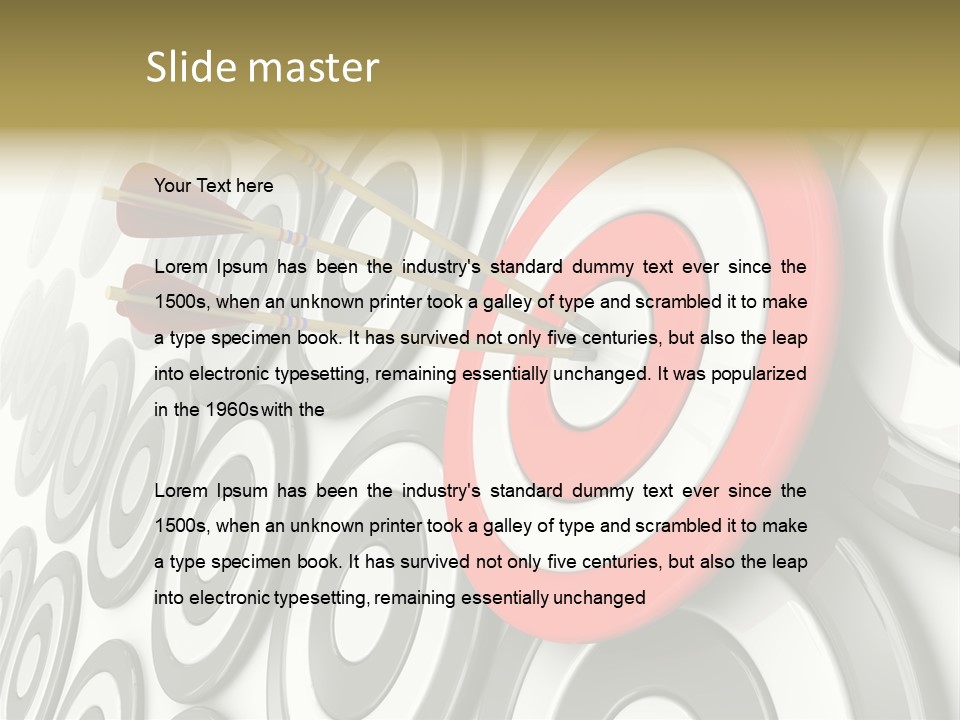 Selection Relaxation Sign PowerPoint Template