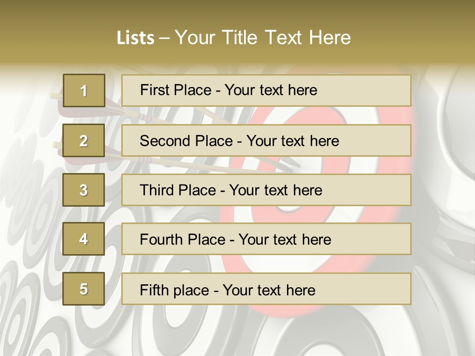 Selection Relaxation Sign PowerPoint Template