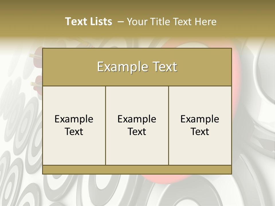 Selection Relaxation Sign PowerPoint Template
