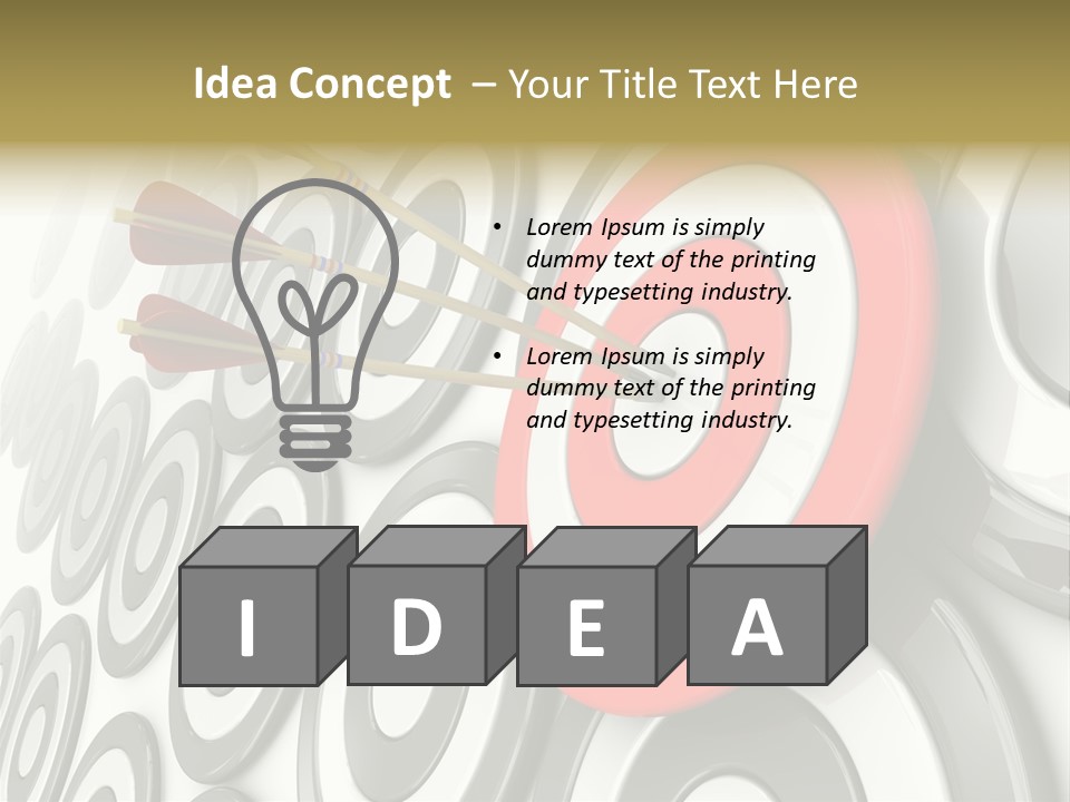 Selection Relaxation Sign PowerPoint Template