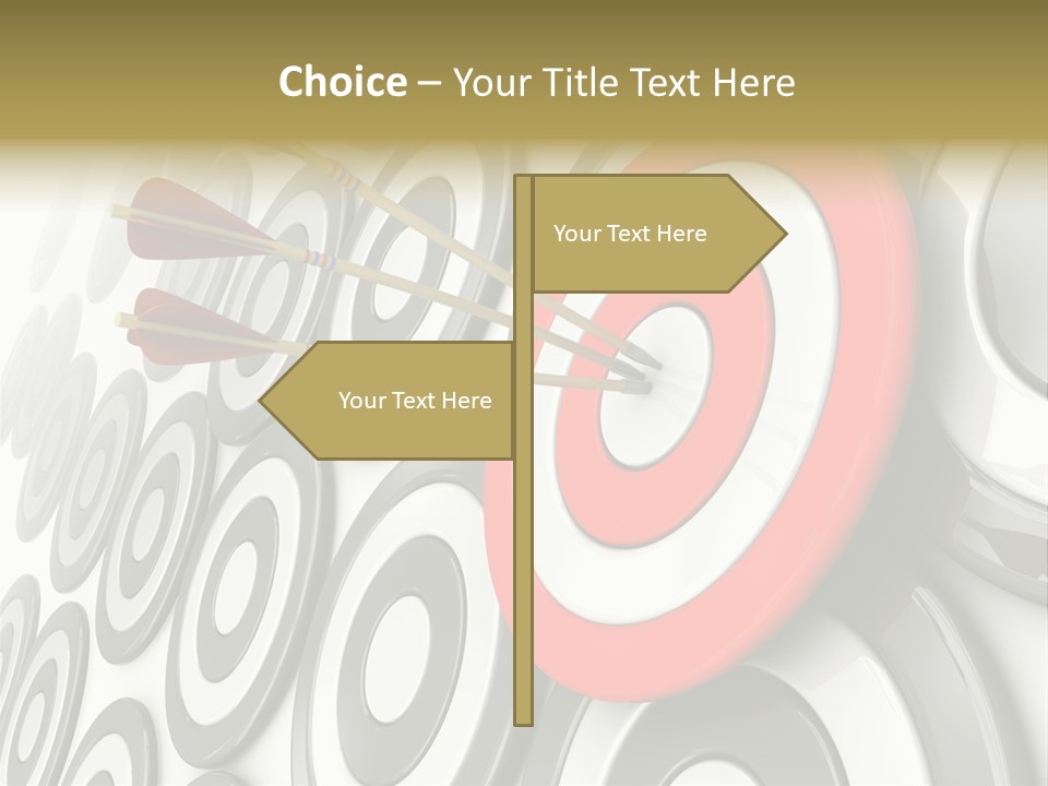 Selection Relaxation Sign PowerPoint Template