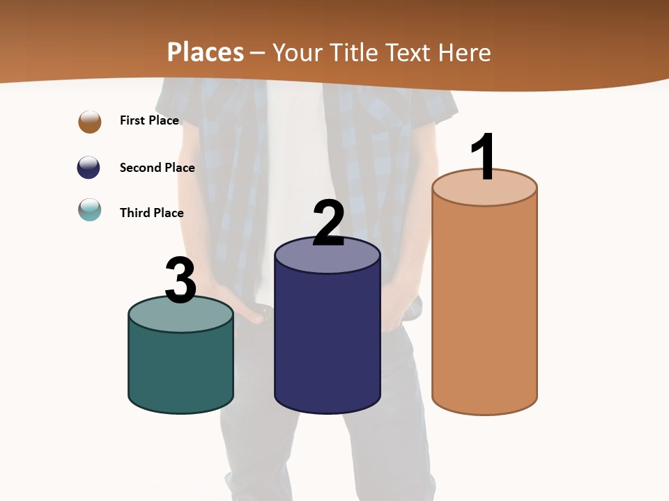 Single White Studio PowerPoint Template