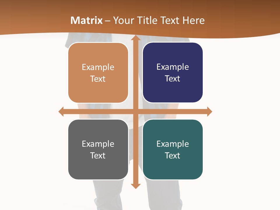 Single White Studio PowerPoint Template