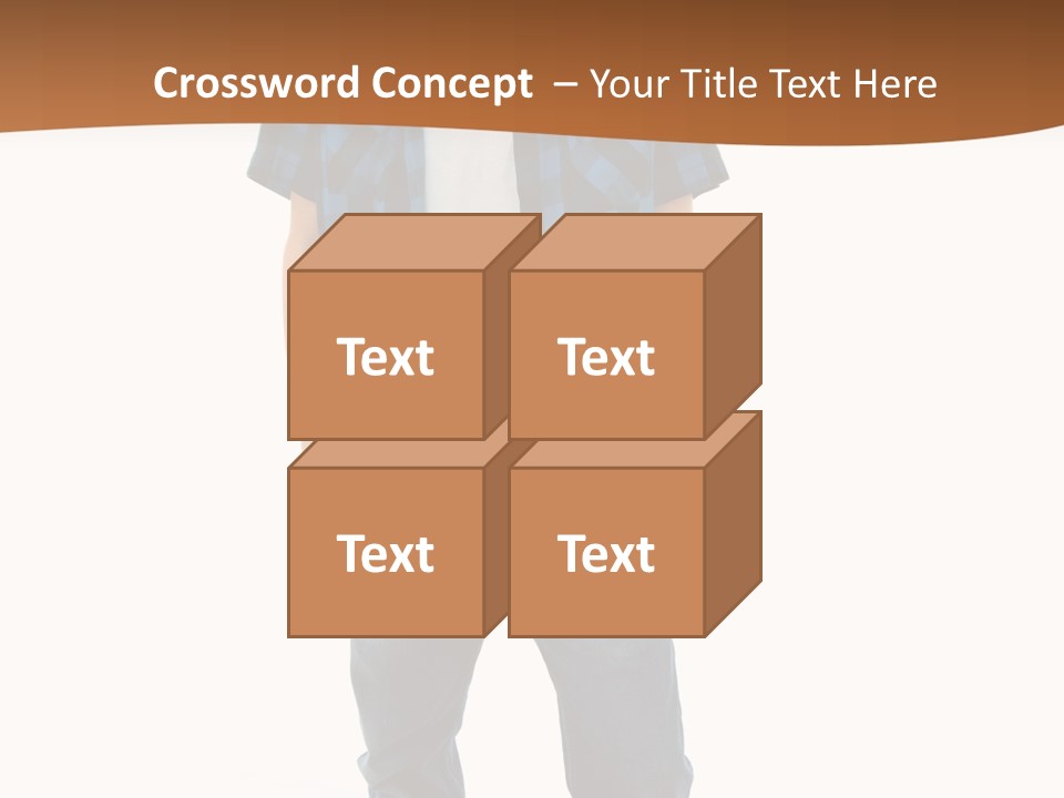 Single White Studio PowerPoint Template