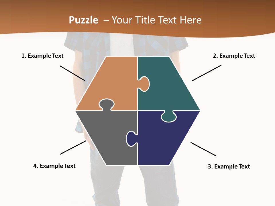 Single White Studio PowerPoint Template