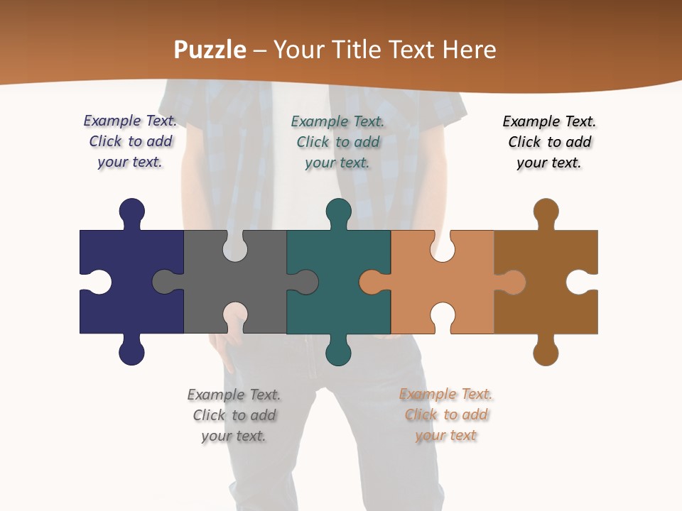 Single White Studio PowerPoint Template