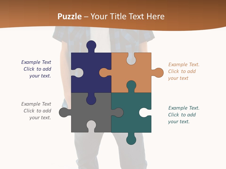 Single White Studio PowerPoint Template