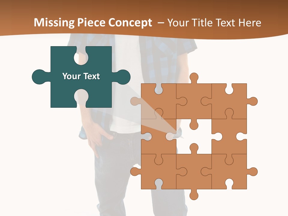 Single White Studio PowerPoint Template