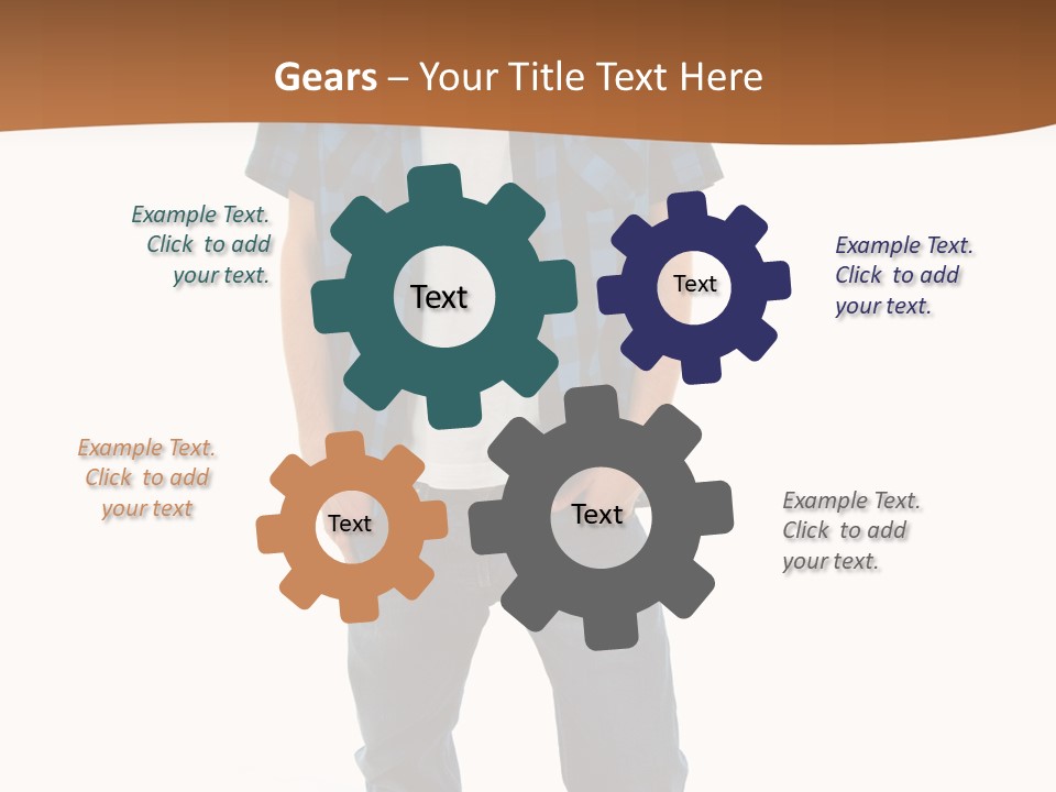 Single White Studio PowerPoint Template