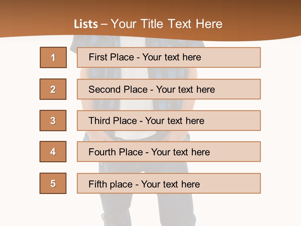 Single White Studio PowerPoint Template