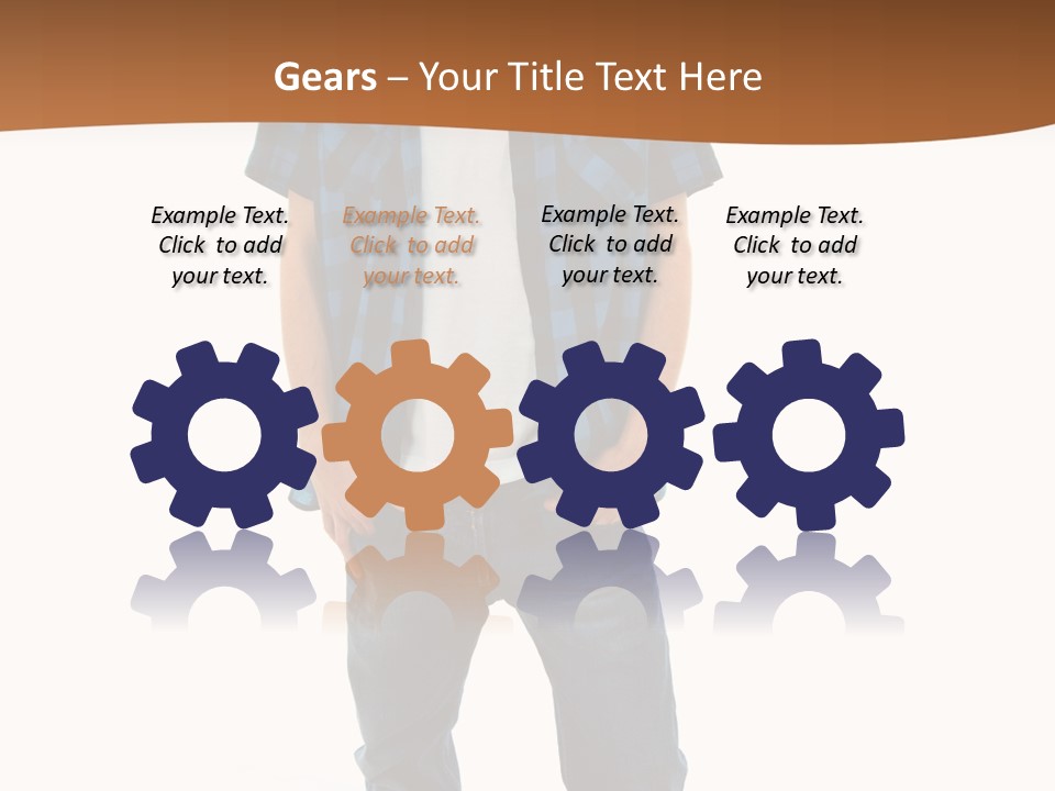 Single White Studio PowerPoint Template