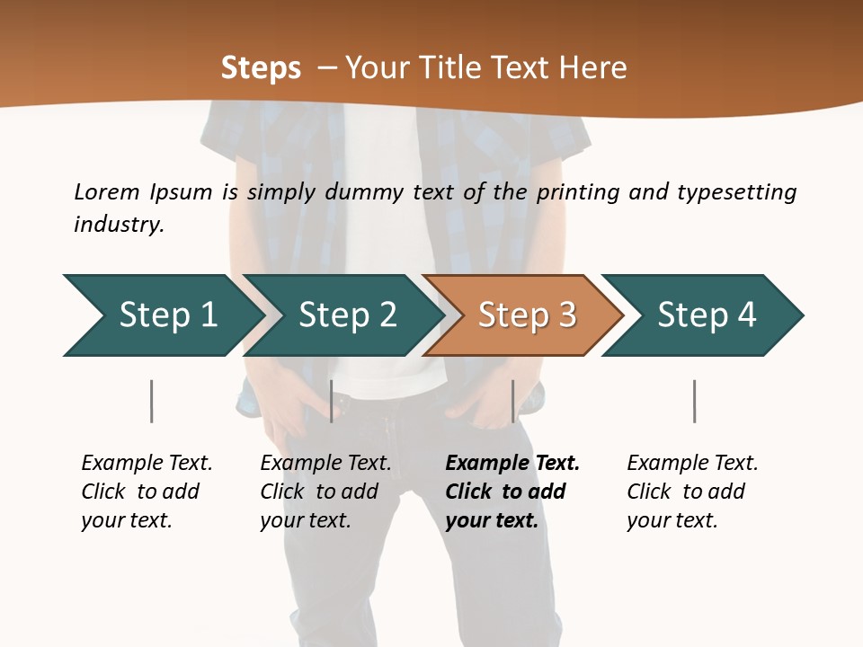 Single White Studio PowerPoint Template
