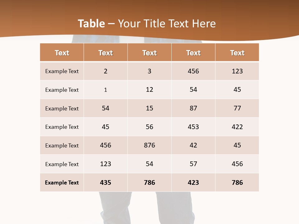 Single White Studio PowerPoint Template