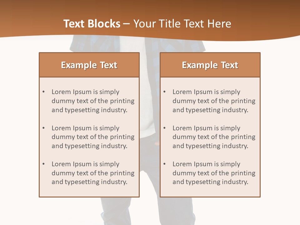 Single White Studio PowerPoint Template