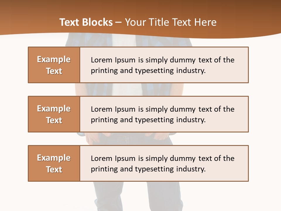 Single White Studio PowerPoint Template