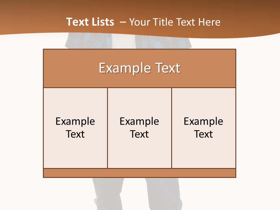 Single White Studio PowerPoint Template