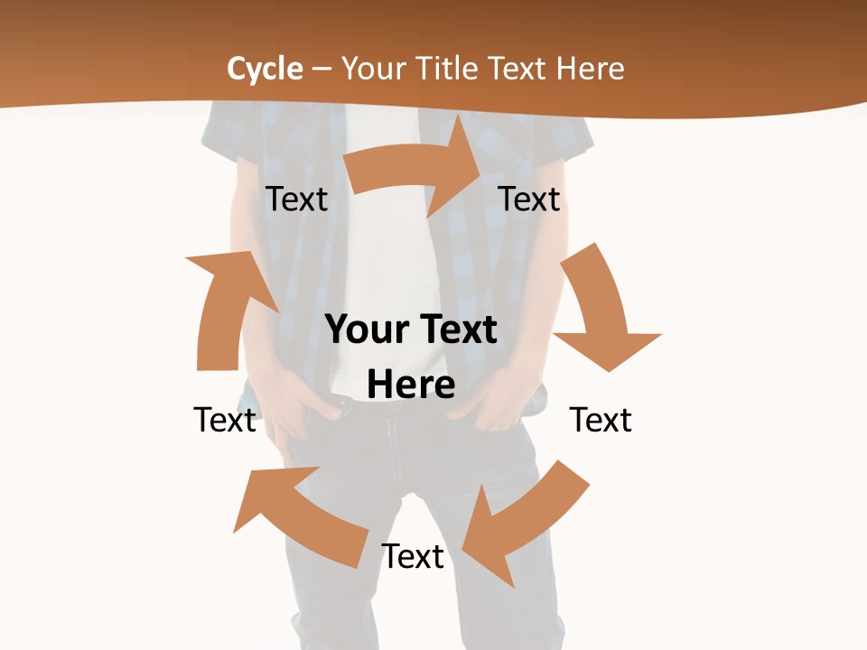 Single White Studio PowerPoint Template