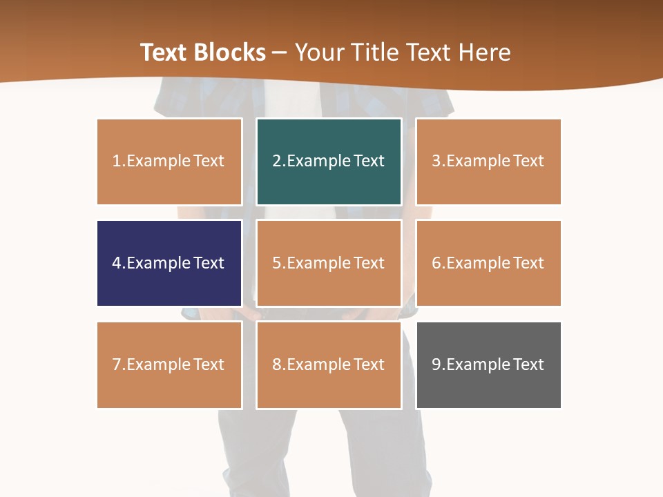 Single White Studio PowerPoint Template
