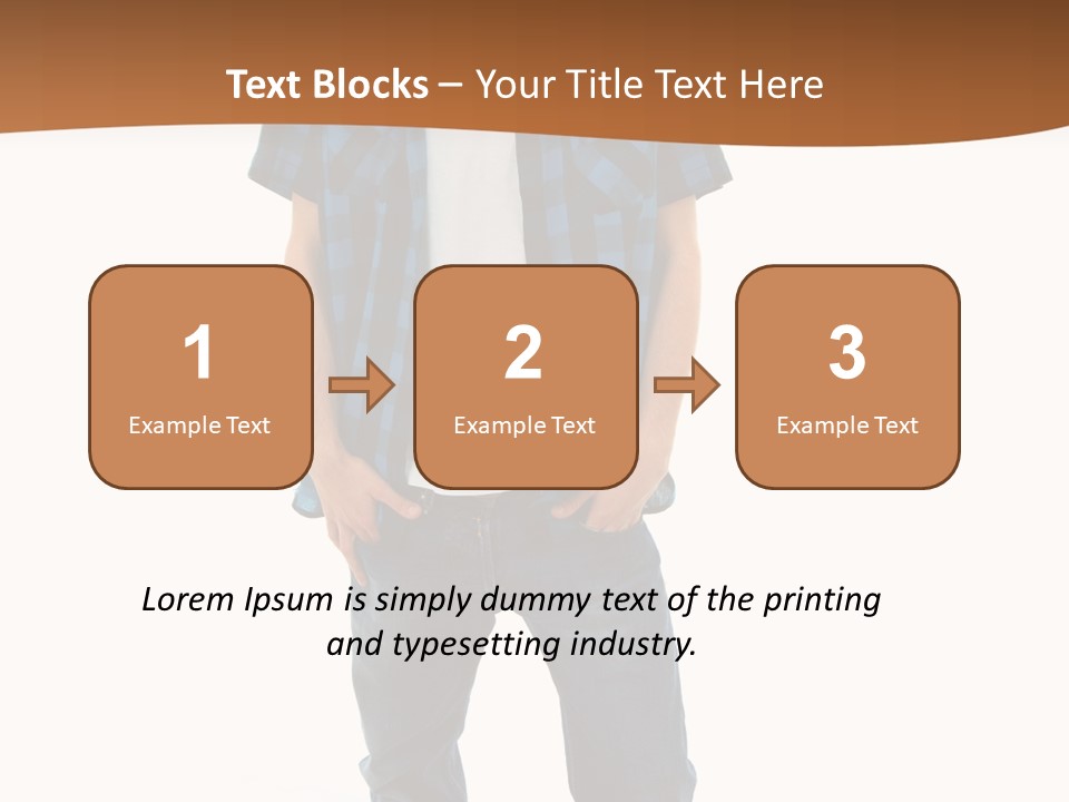 Single White Studio PowerPoint Template