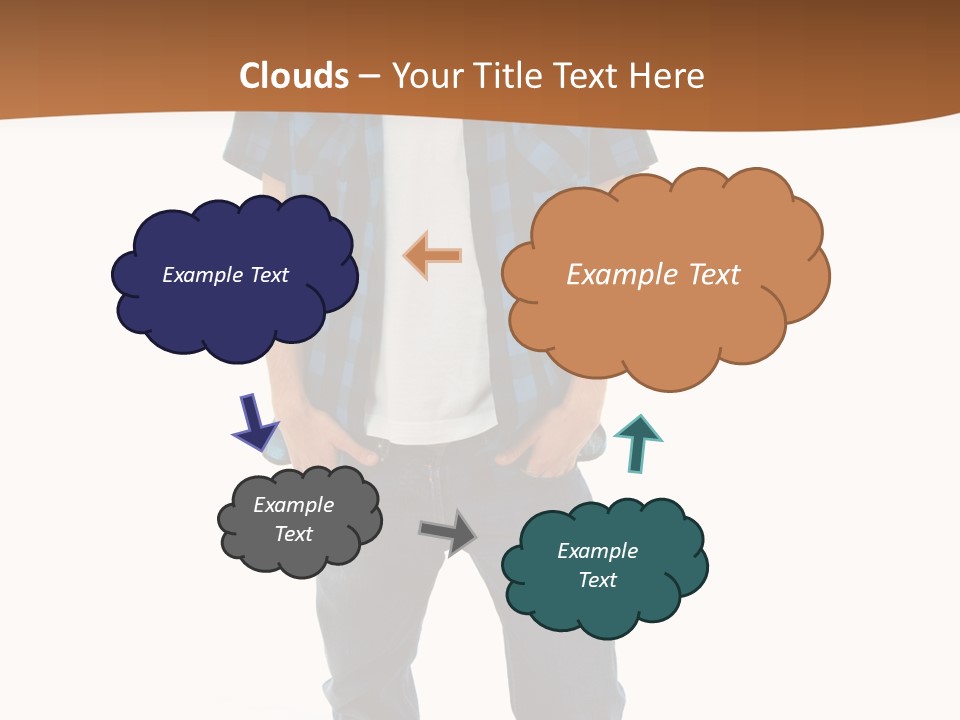Single White Studio PowerPoint Template