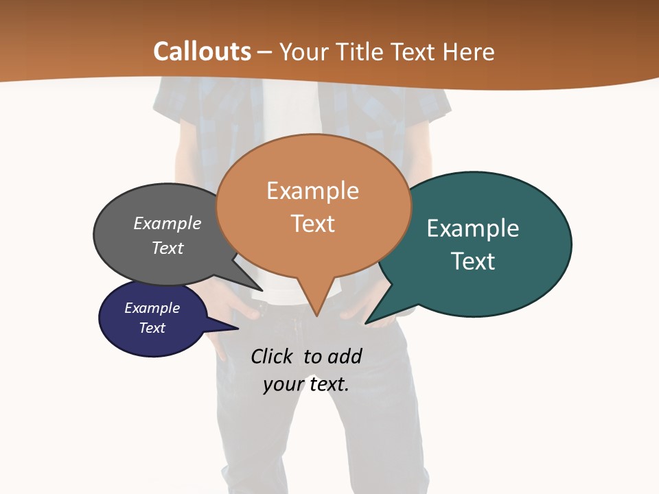 Single White Studio PowerPoint Template