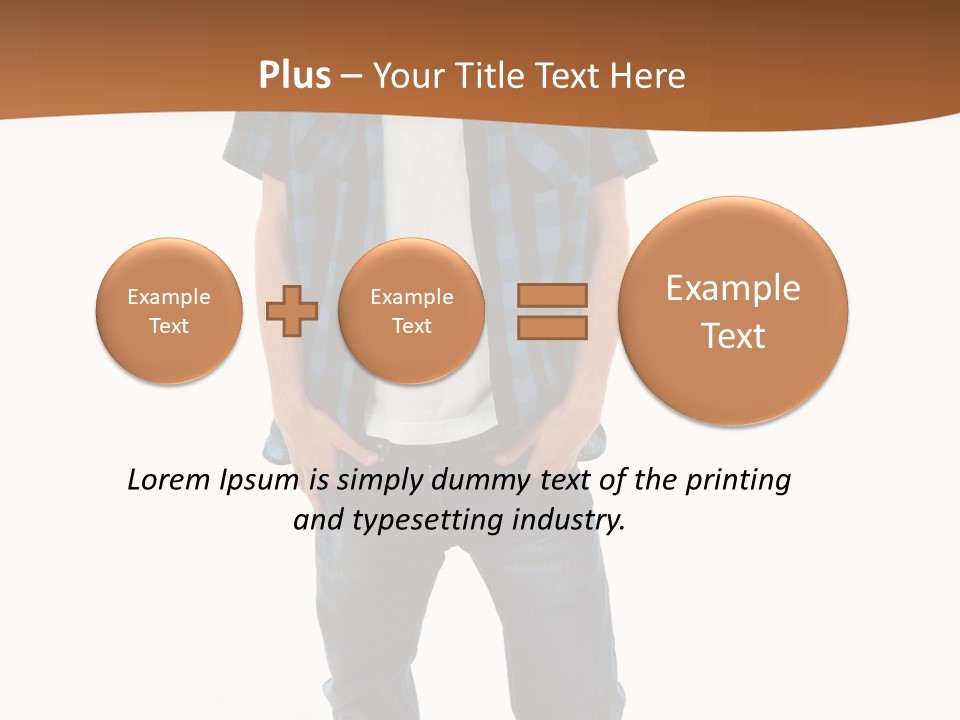 Single White Studio PowerPoint Template