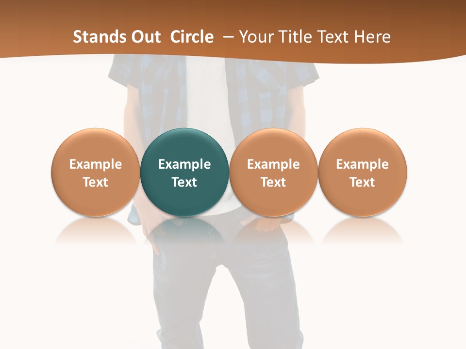 Single White Studio PowerPoint Template