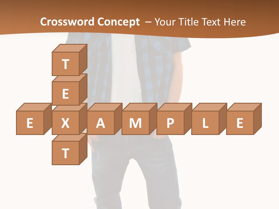 Single White Studio PowerPoint Template