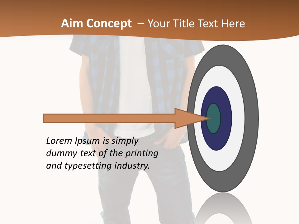 Single White Studio PowerPoint Template