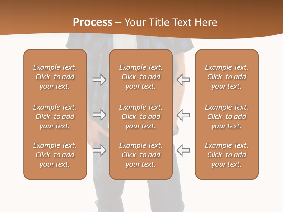 Single White Studio PowerPoint Template