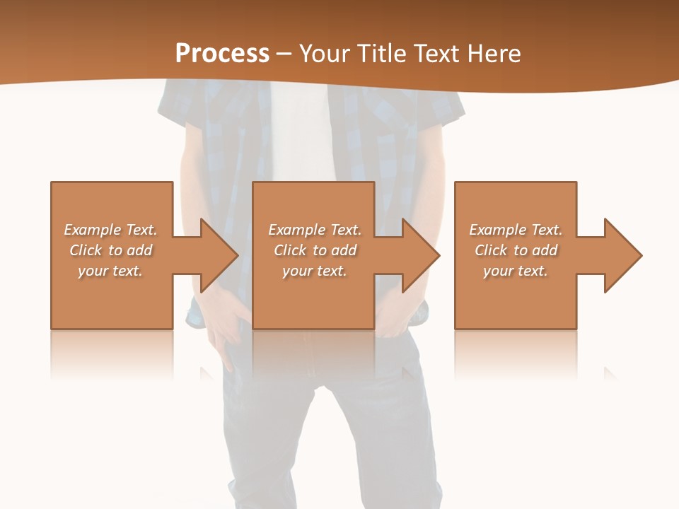 Single White Studio PowerPoint Template