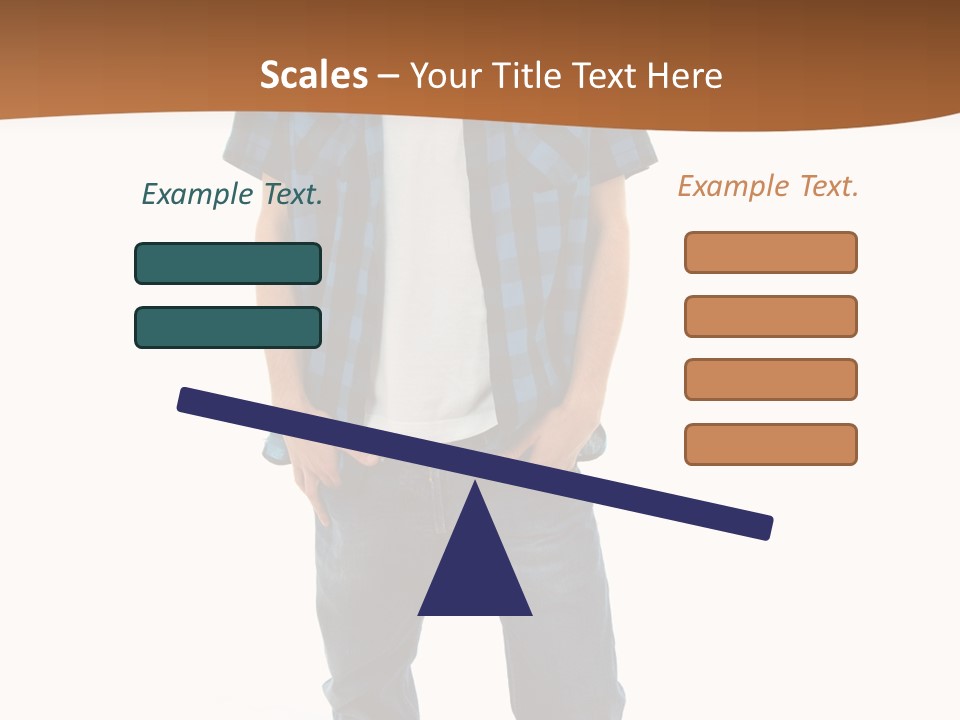 Single White Studio PowerPoint Template
