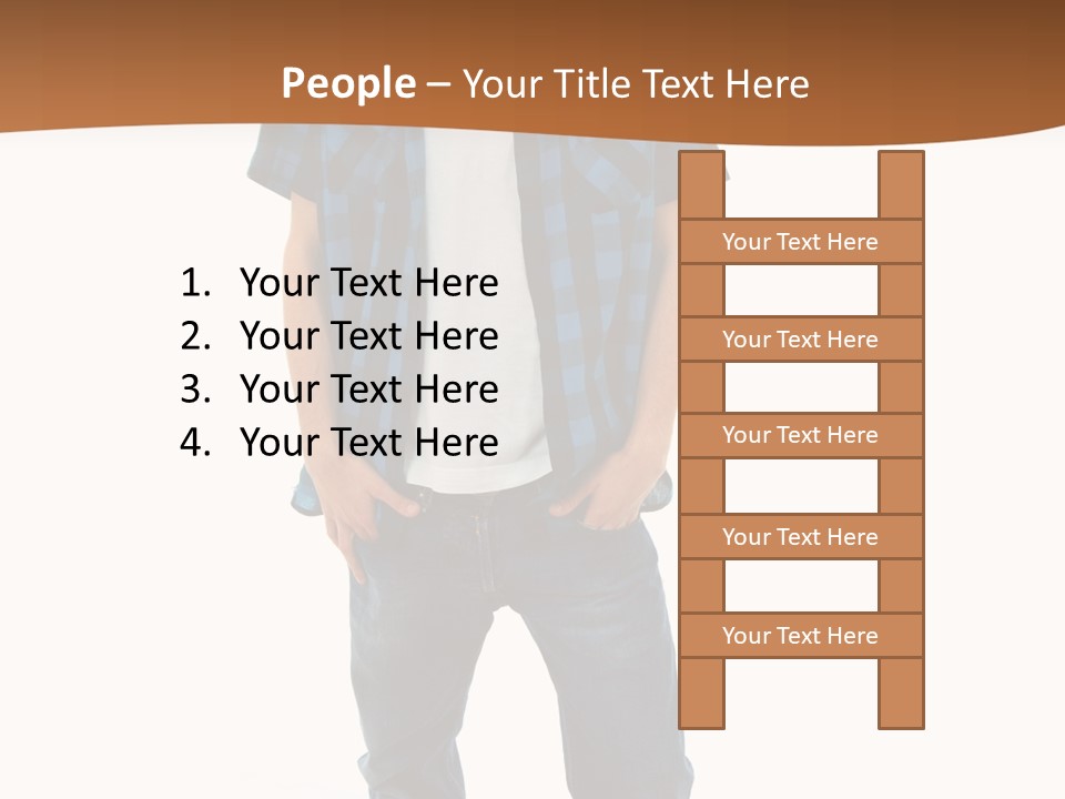 Single White Studio PowerPoint Template