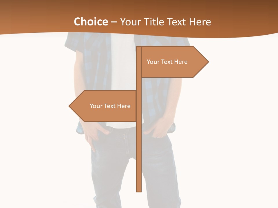 Single White Studio PowerPoint Template