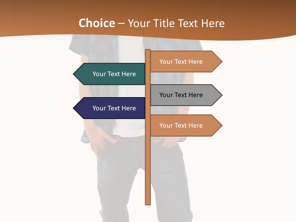 Single White Studio PowerPoint Template