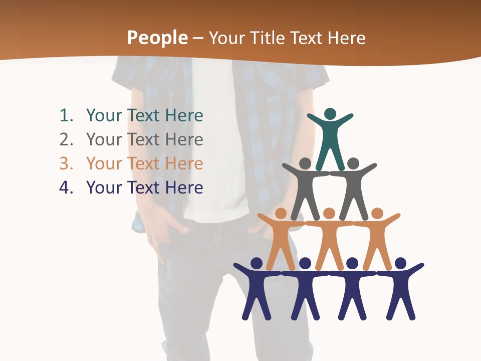 Single White Studio PowerPoint Template