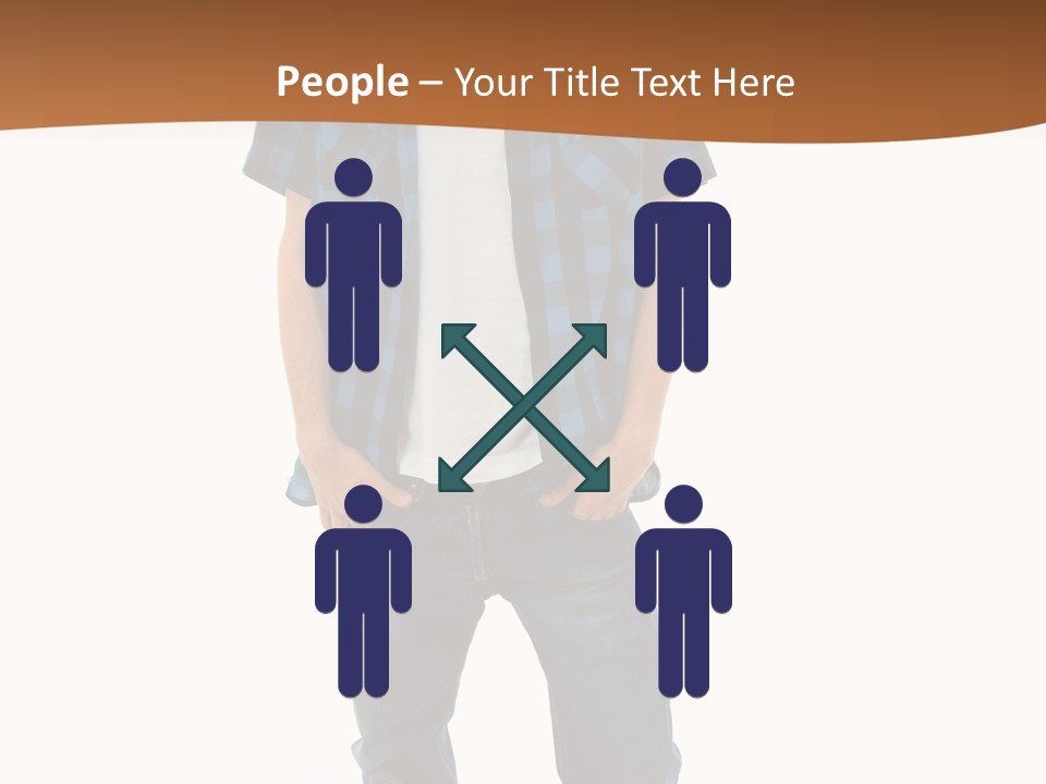 Single White Studio PowerPoint Template