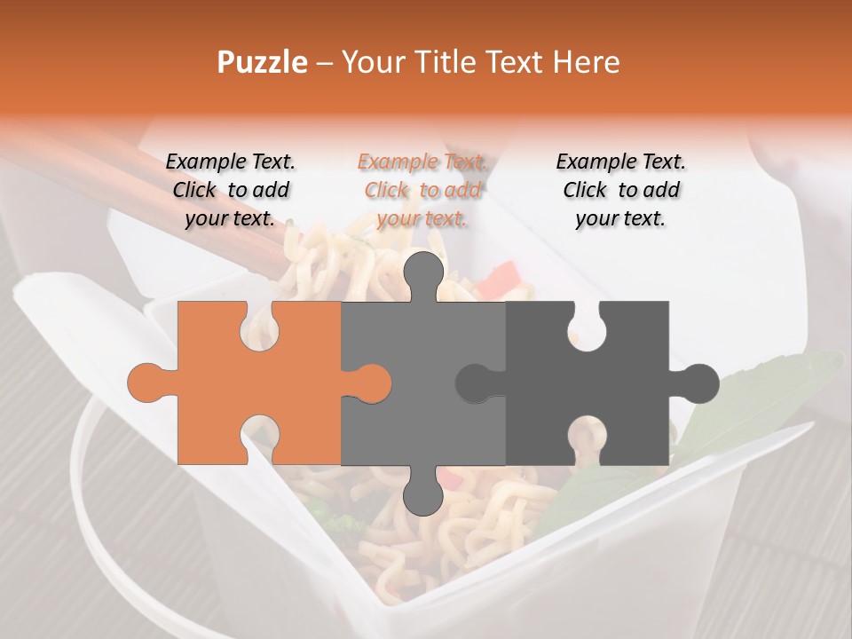 Noodles Nutrition Healthy PowerPoint Template