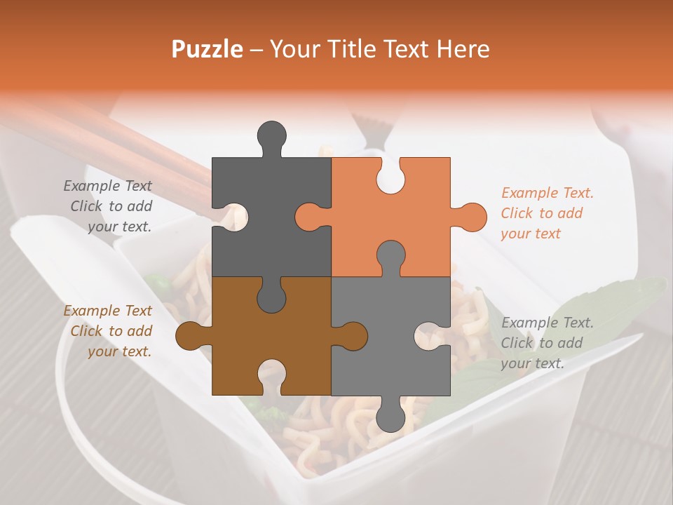 Noodles Nutrition Healthy PowerPoint Template