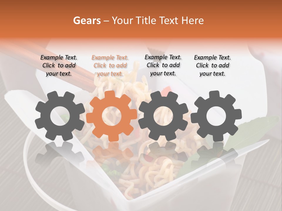 Noodles Nutrition Healthy PowerPoint Template