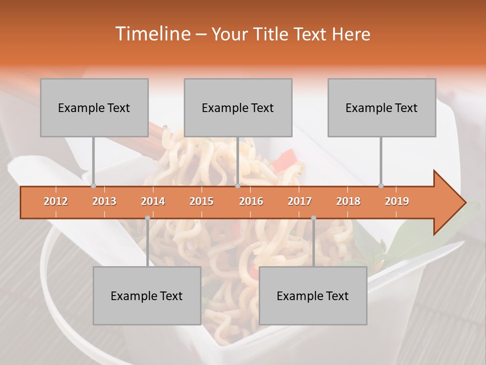 Noodles Nutrition Healthy PowerPoint Template