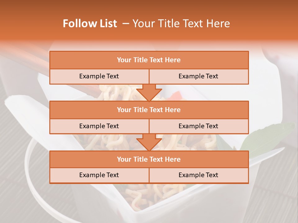 Noodles Nutrition Healthy PowerPoint Template