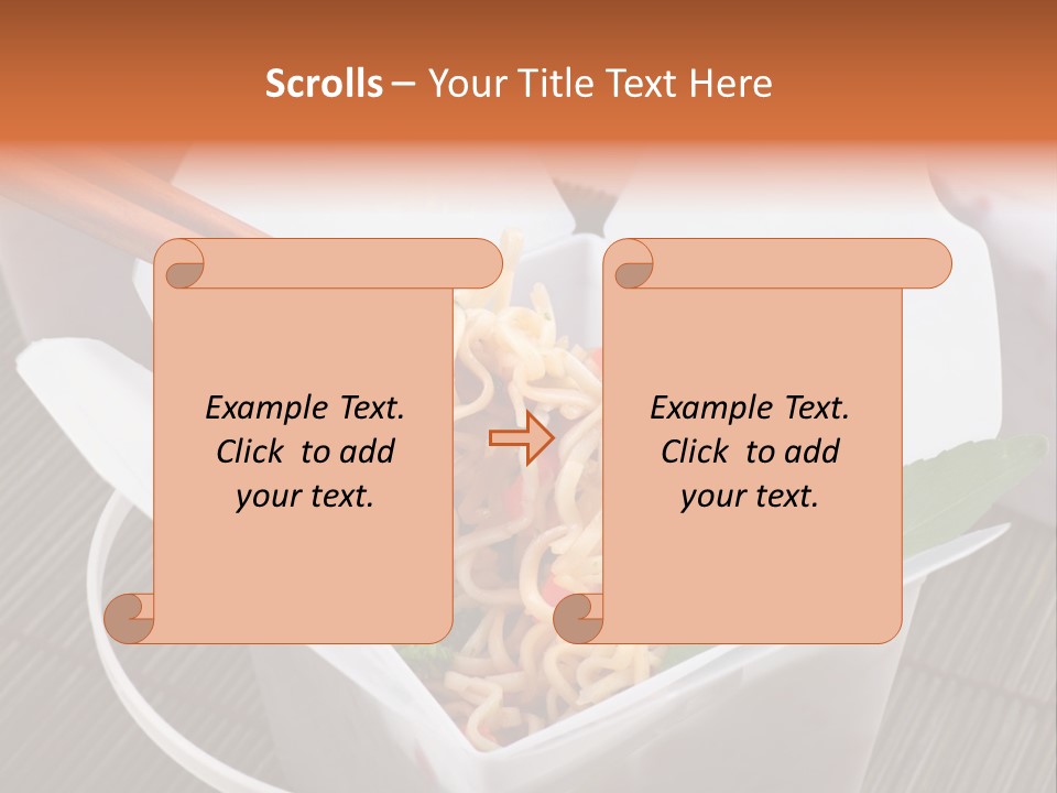 Noodles Nutrition Healthy PowerPoint Template