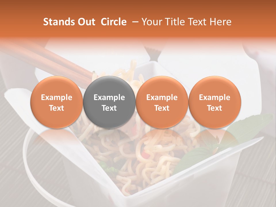 Noodles Nutrition Healthy PowerPoint Template