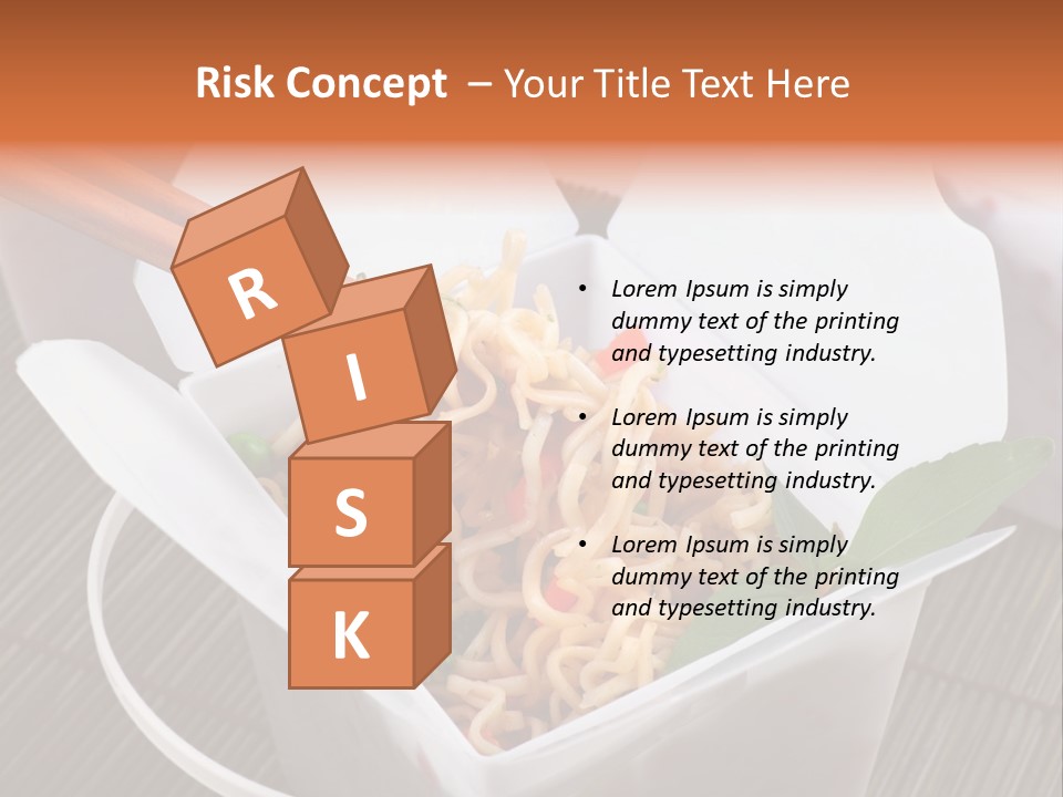 Noodles Nutrition Healthy PowerPoint Template