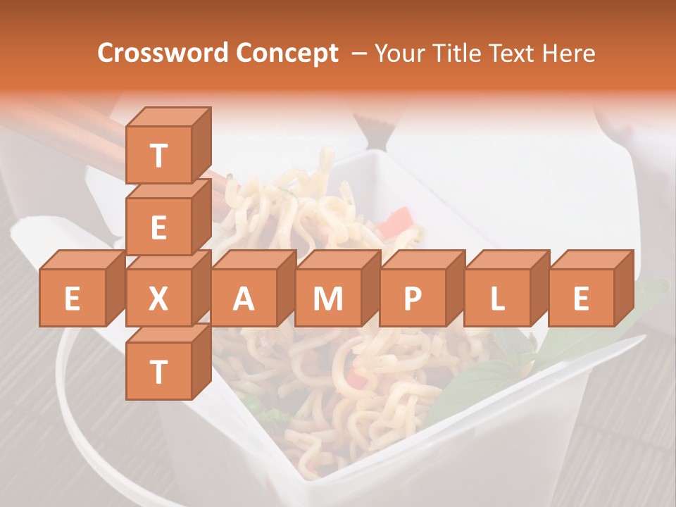 Noodles Nutrition Healthy PowerPoint Template