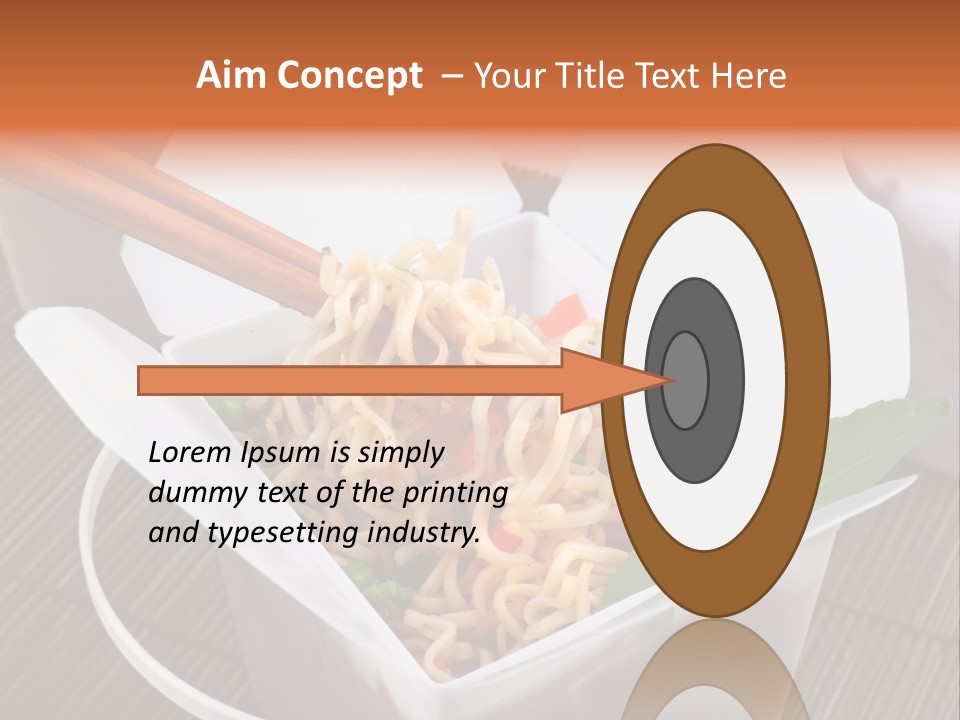 Noodles Nutrition Healthy PowerPoint Template