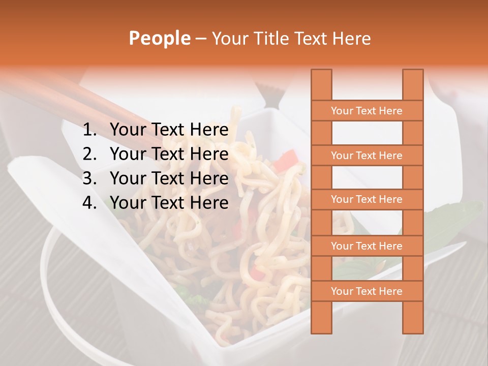 Noodles Nutrition Healthy PowerPoint Template